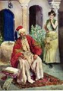 unknow artist, Arab or Arabic people and life. Orientalism oil paintings 125